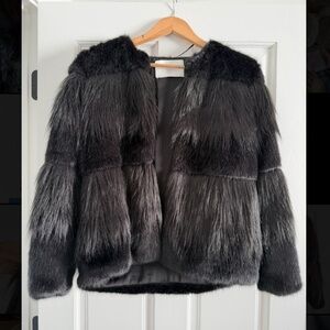 Zara faux fur jacket